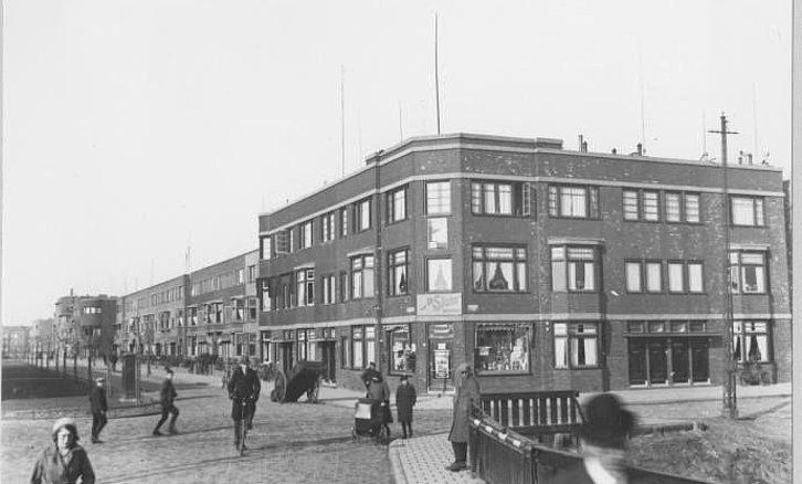 De zaak op de hoek in 1960